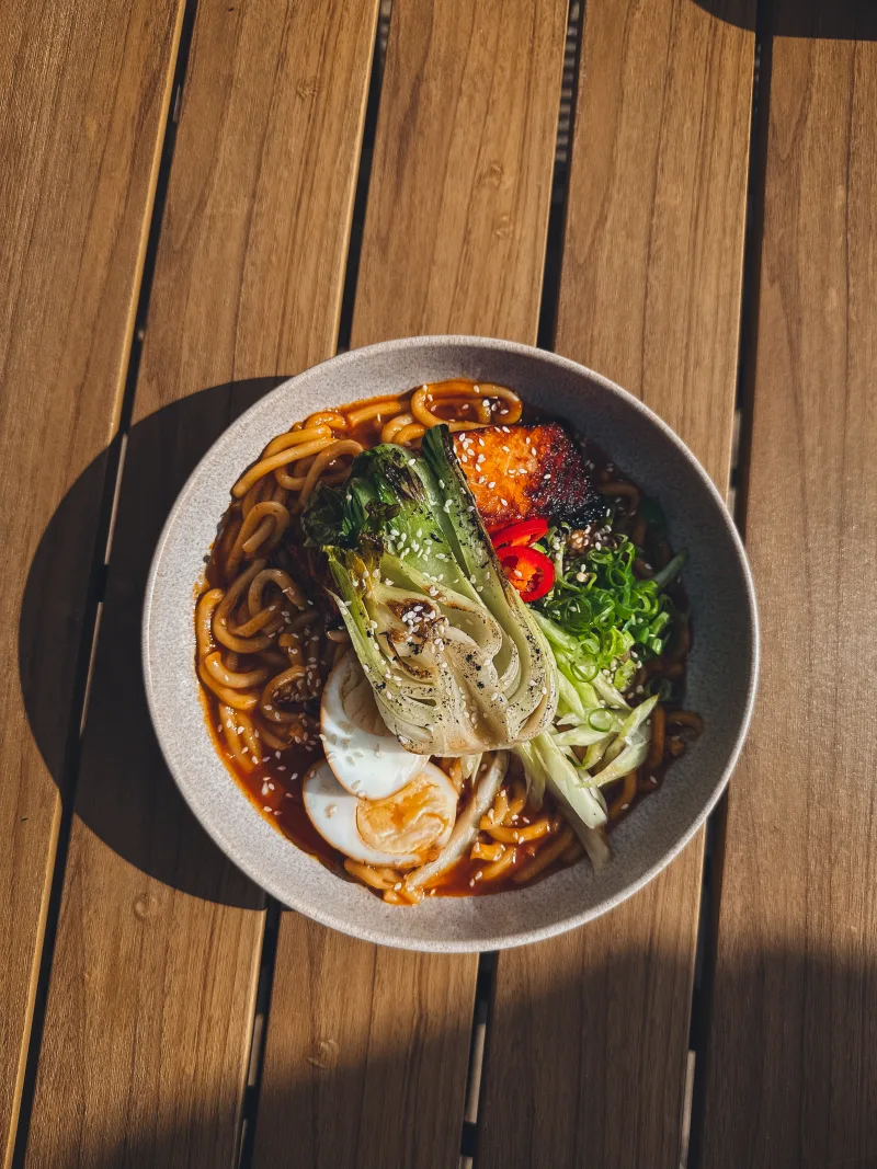 Teriyake Salmon Noodles