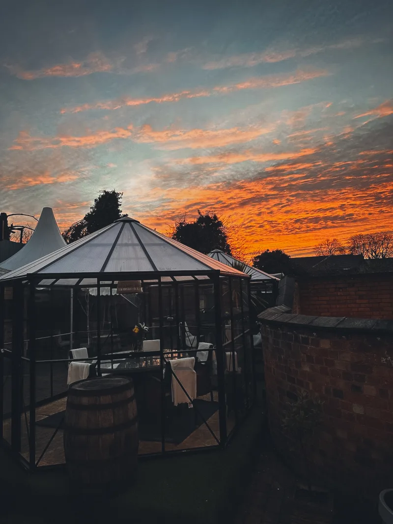 Garden Room sunset